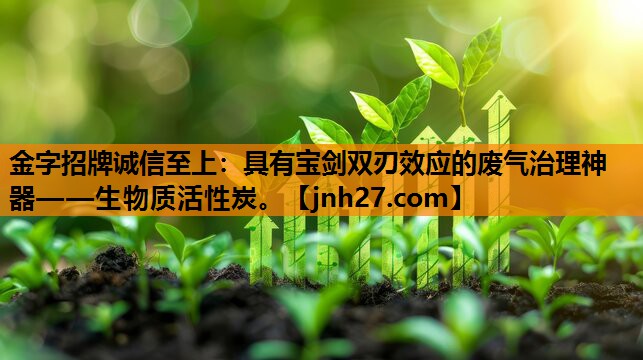 金字招牌诚信至上：具有宝剑双刃效应的废气治理神器——生物质活性炭。